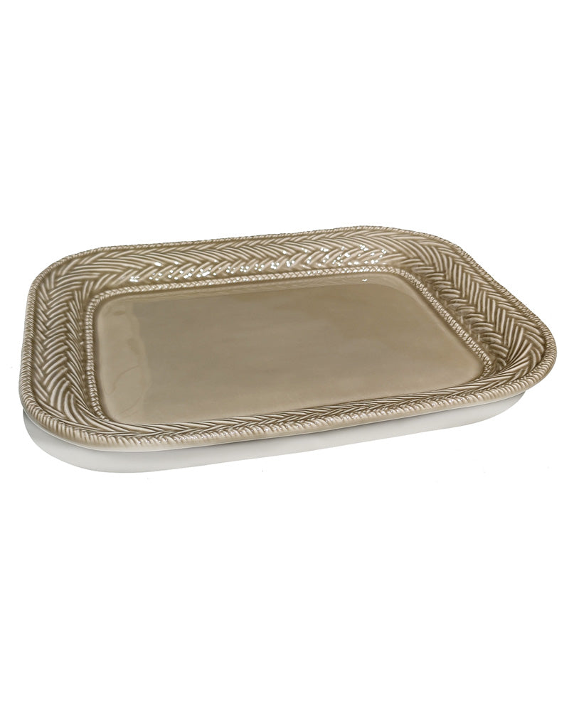  Juliska Le Panier Almond Serving Platter view 3