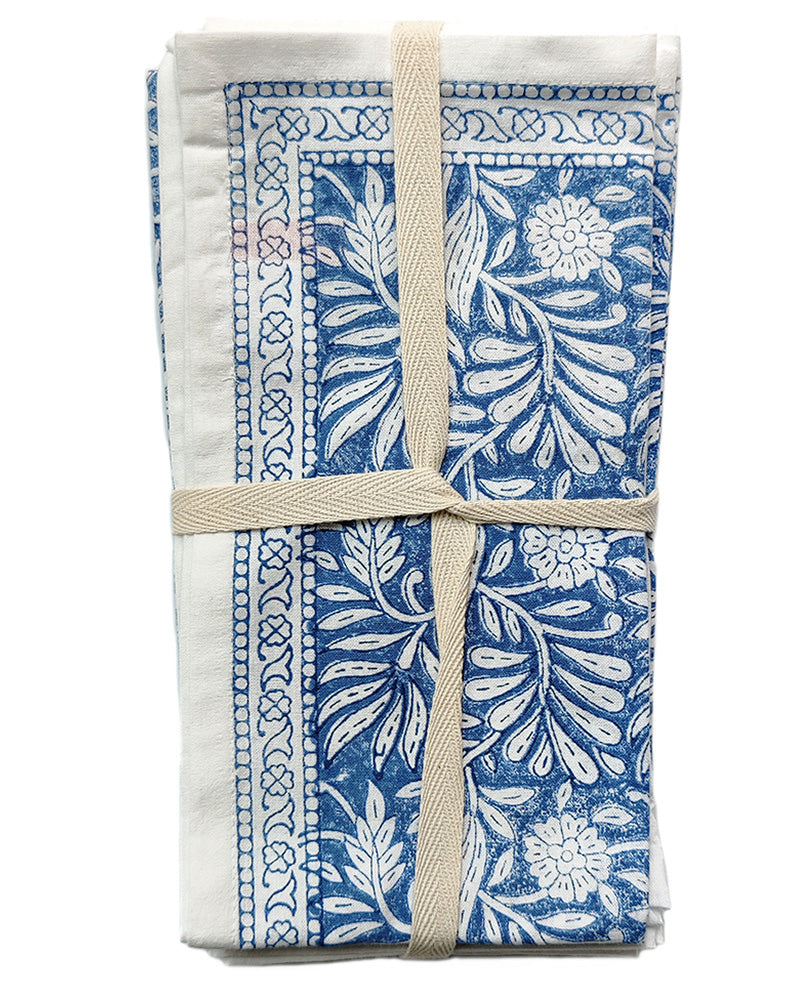 AMANDA LINDROTH JASMIN NAPKINS INDIGO Set