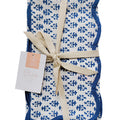 AMANDA LINDROTH BATIK NAPKINS BLUE Set of 4