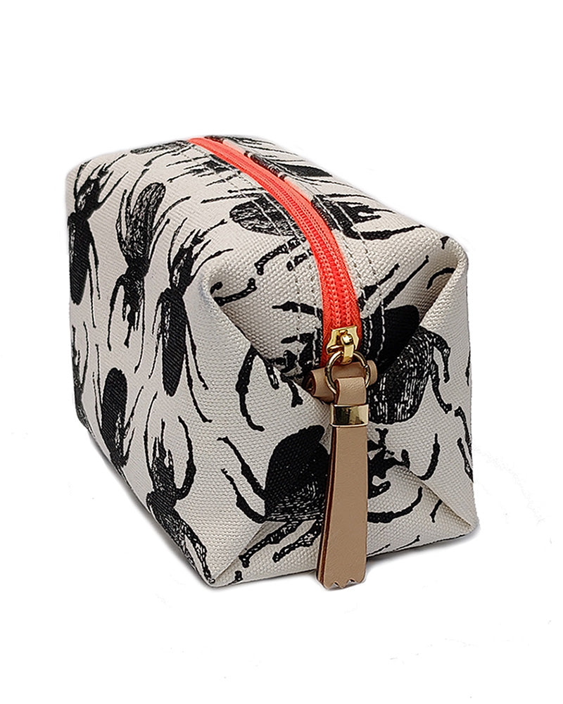 INDIA HICKS LUCKY BEETLE COSMETIC BAG