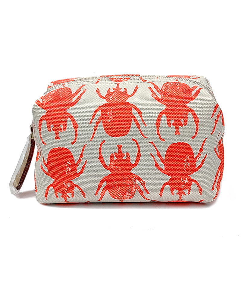 INDIA HICKS LUCKY BEETLE COSMETIC BAG