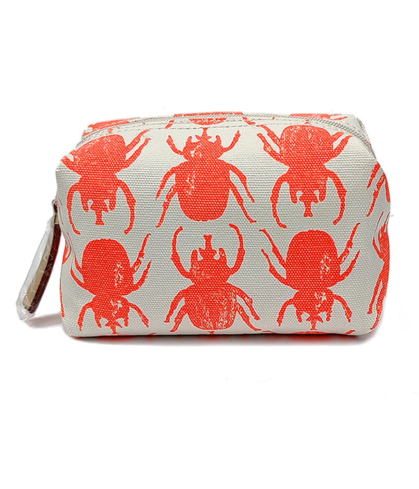 INDIA HICKS LUCKY BEETLE COSMETIC BAG