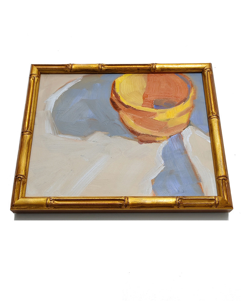 YELLOW BOWL OIL PAINTING