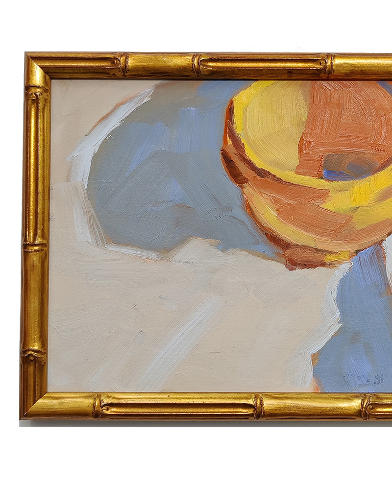 YELLOW BOWL OIL PAINTING