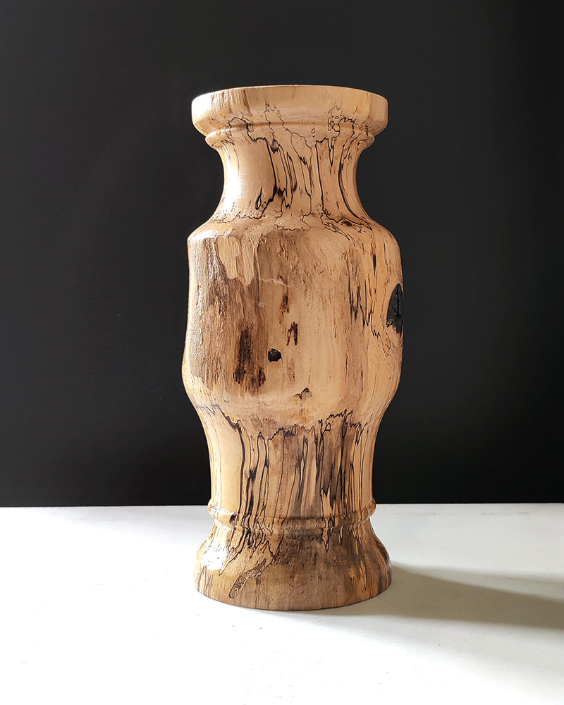 BURL WOOD BUD VASE