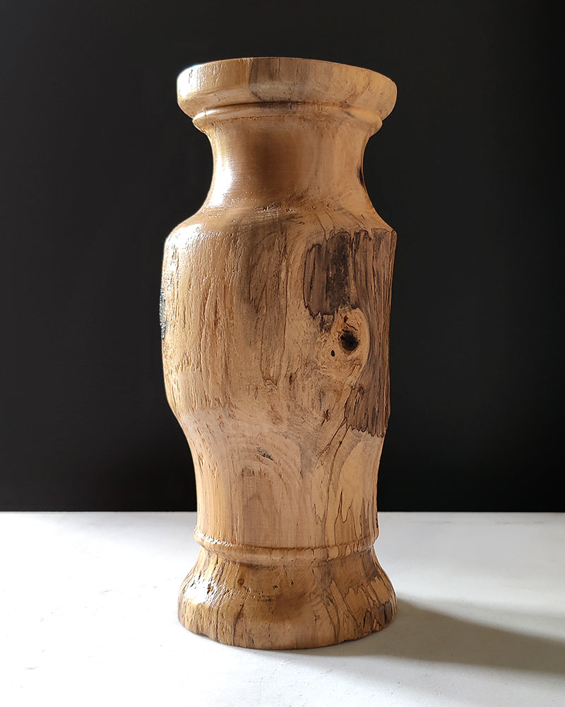 BURL WOOD BUD VASE