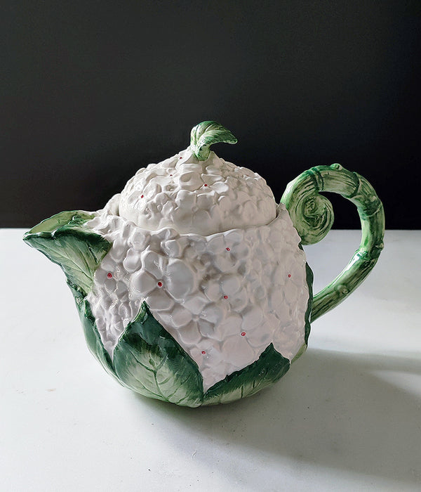 FITZ & FLYOD HYDRANGEA TEAPOT