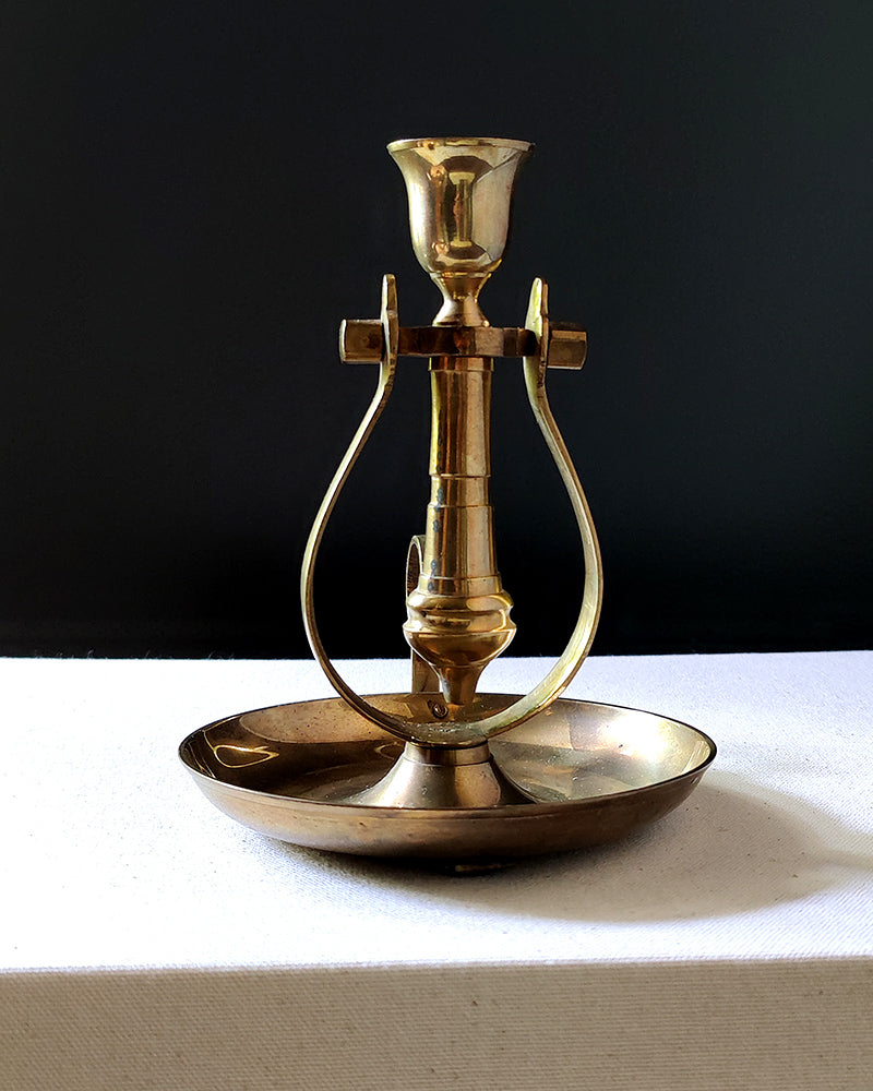 BRASS CHAMBER CANDLESTICK No. 4