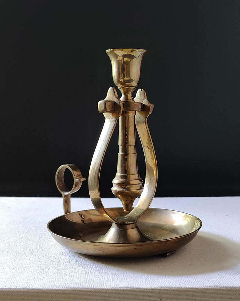 BRASS CHAMBER CANDLESTICK No. 4