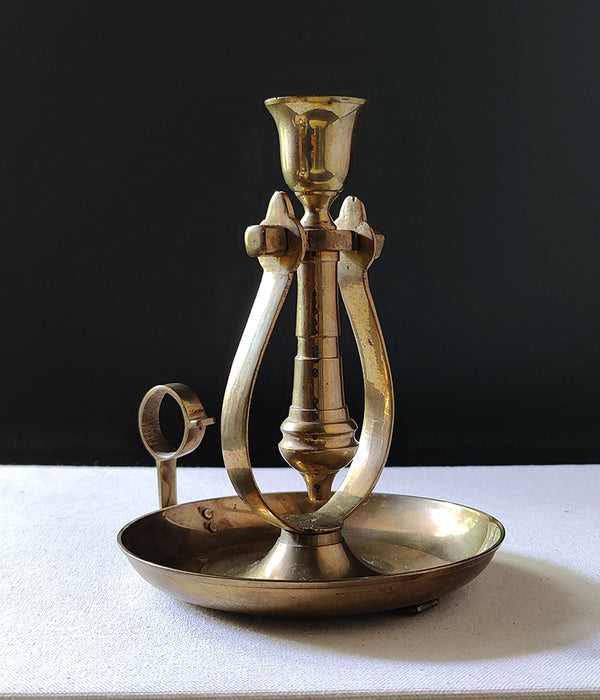 BRASS CHAMBER CANDLESTICK No. 4