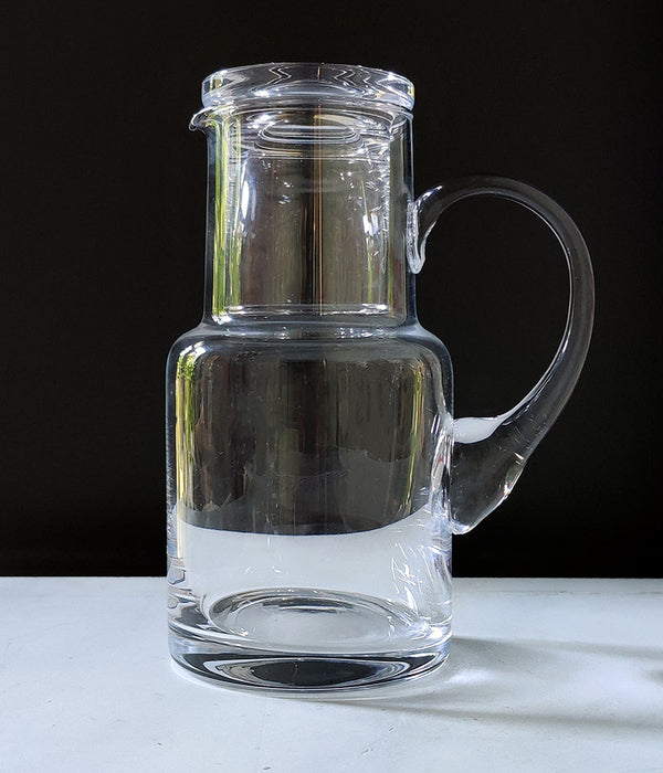 GLASS BEDSIDE WATER CARAFE & CUP