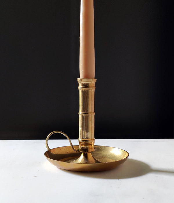 BRASS CHAMBER CANDLESTICK No. 6