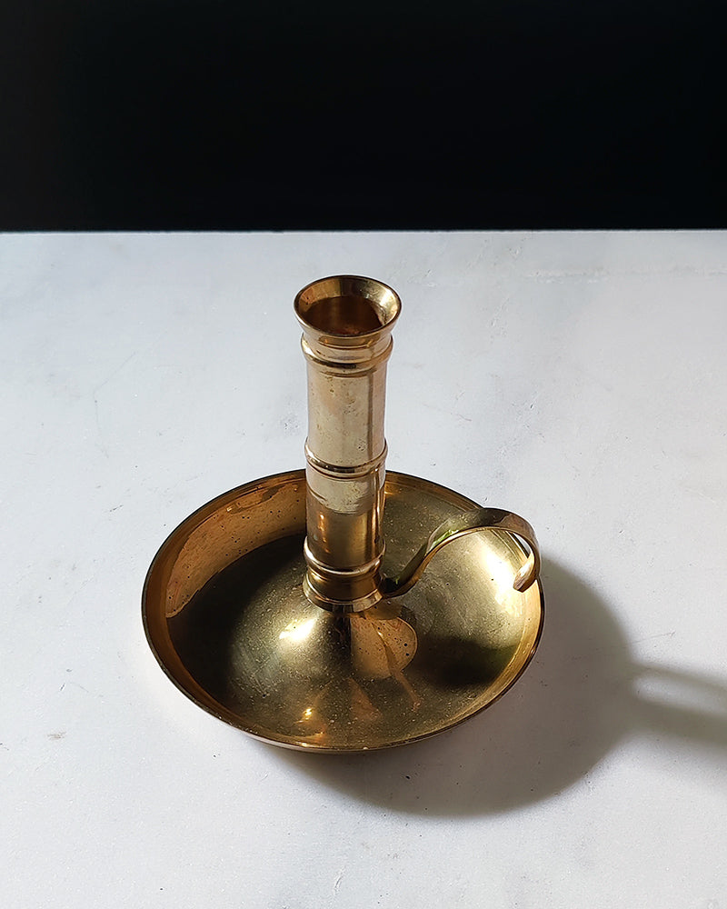 BRASS CHAMBER CANDLESTICK No. 6