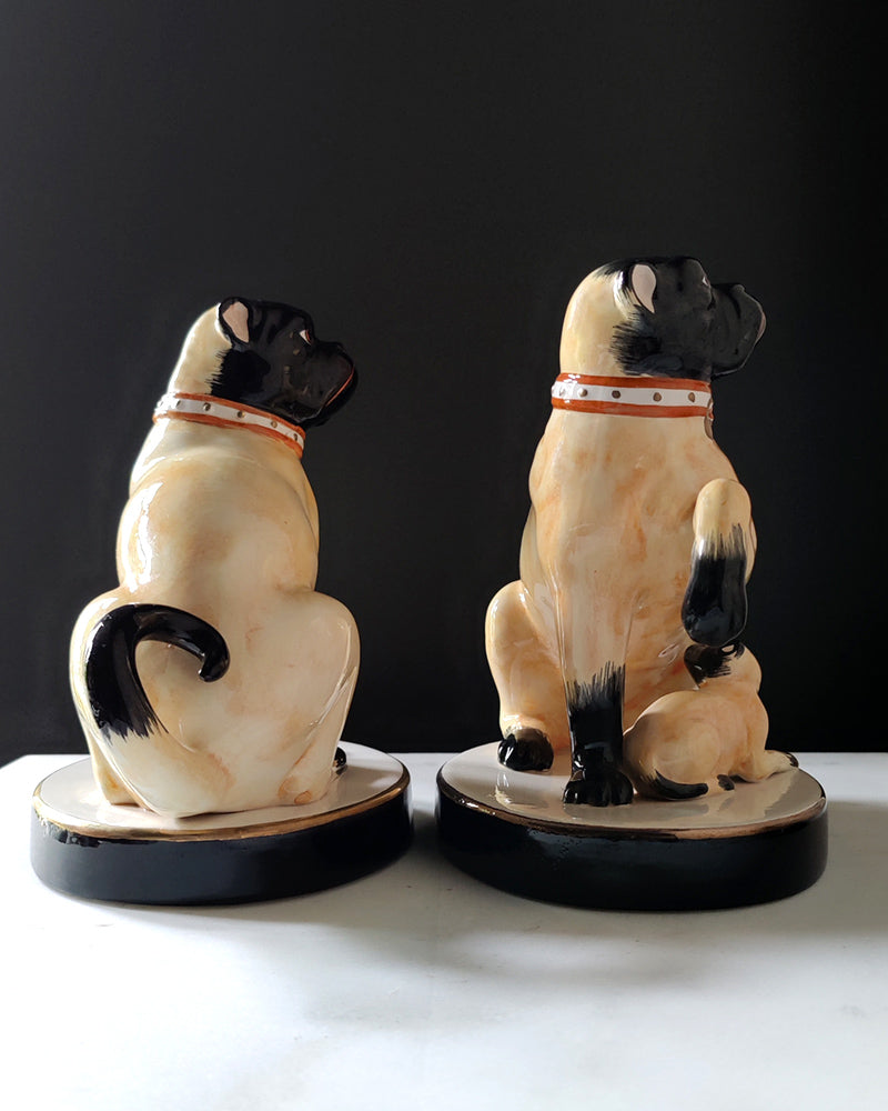 CHELSEA HOUSE PORT ROYAL PUG FIGURINES