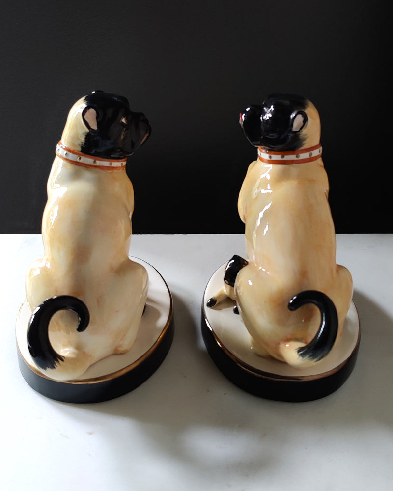 CHELSEA HOUSE PORT ROYAL PUG FIGURINES