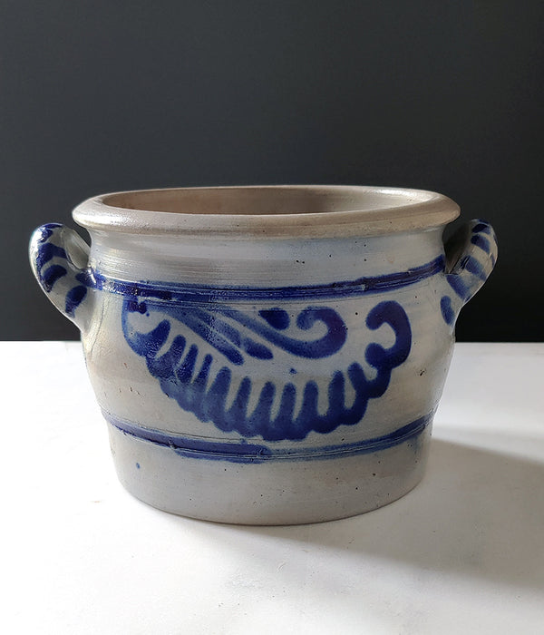 SALT GLAZE CROCK No. 1