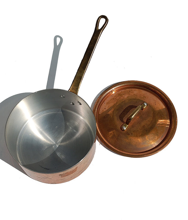 COPPER SAUCEPAN WITH LID