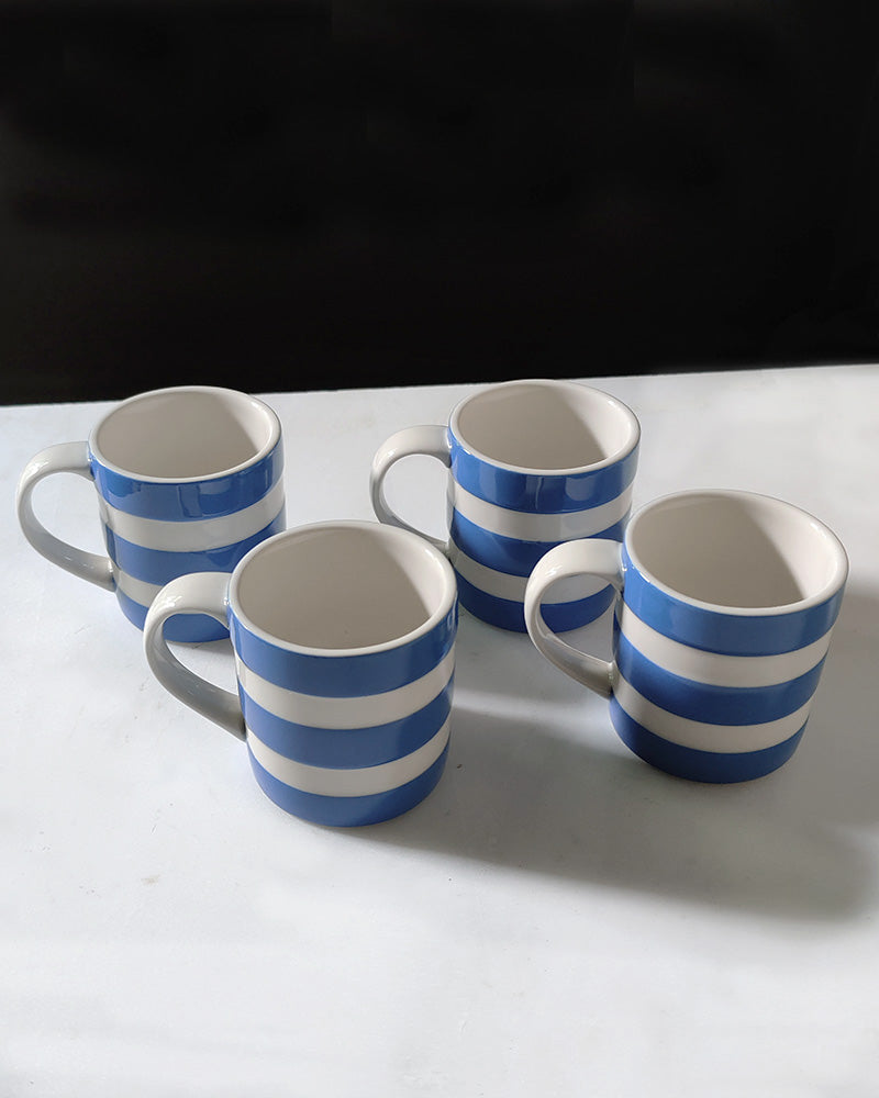 CORNISHWARE STRIPED CUPS Set