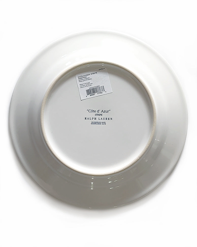 RALPH LAUREN COTE D'AZUR STRIPE PLATES Set