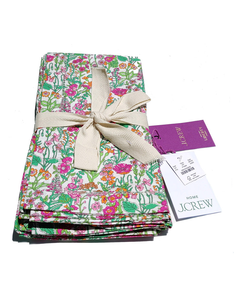 J. CREW NAPKINS IN LIBERTY FABRIC Set