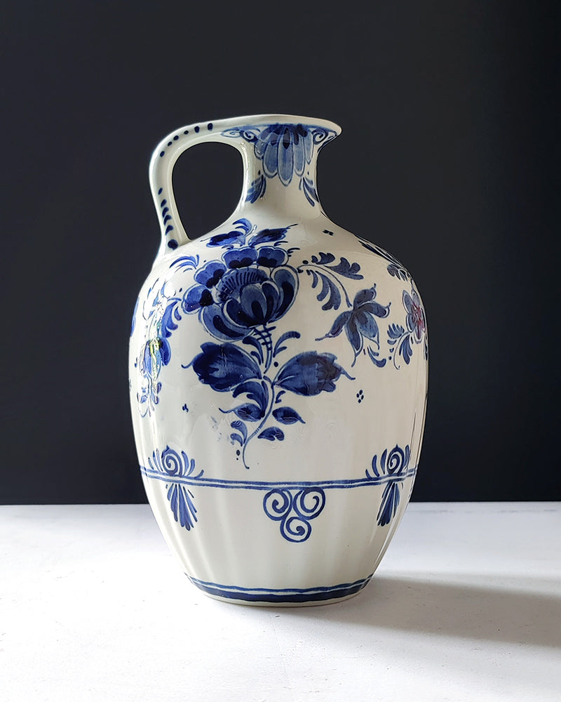 DELFT FLORAL JUG