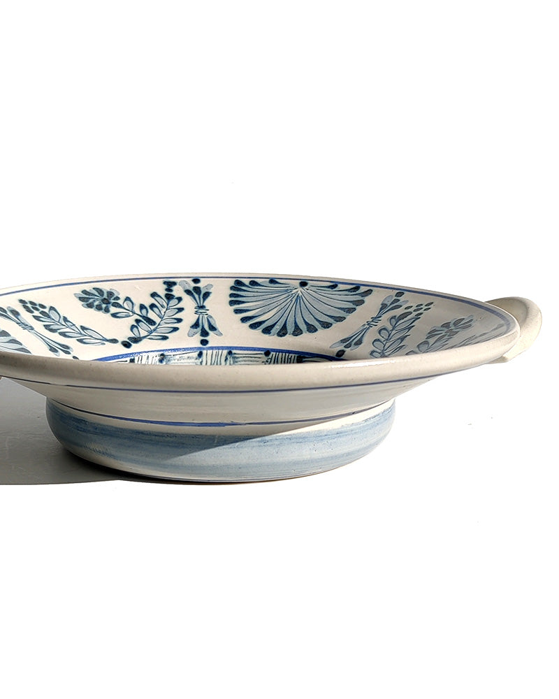 BLUE & WHITE POTTERY BOWL