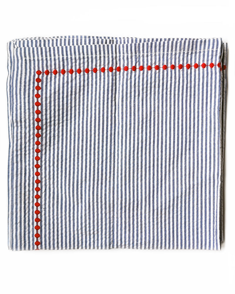 DRAPER JAMES COOKOUT SEERSUCKER NAPKINS Set