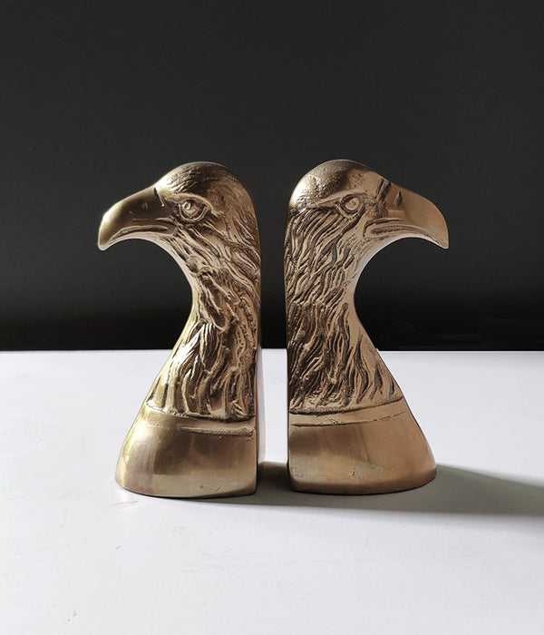 VINTAGE BRASS EAGLE BOOKENDS