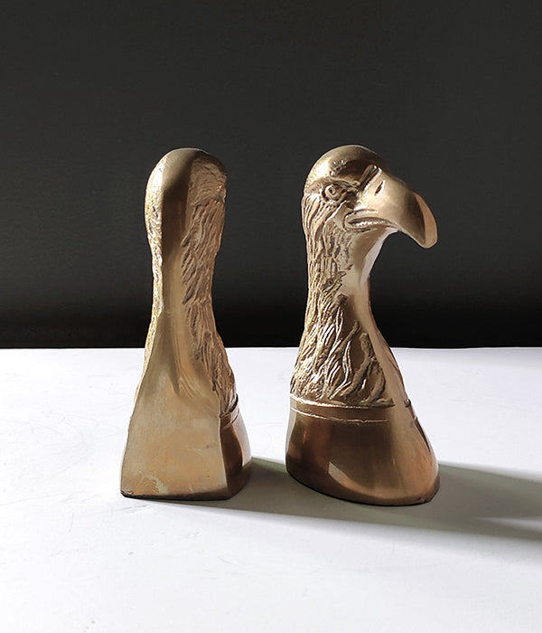 VINTAGE BRASS EAGLE BOOKENDS