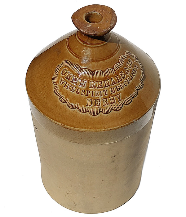 ENGLISH BREWERY STONEWARE JUG No. 1