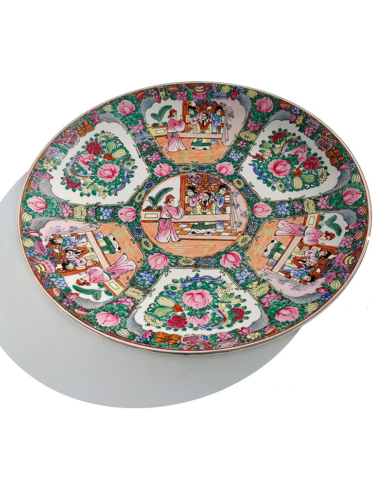 FAMILLIE ROSE ROUND PLATTER