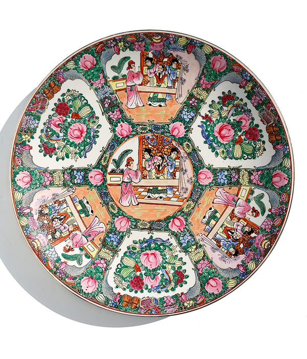 FAMILLIE ROSE ROUND PLATTER