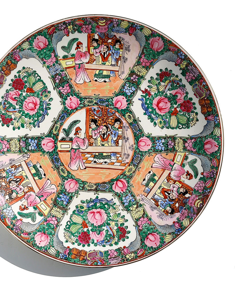 FAMILLIE ROSE ROUND PLATTER