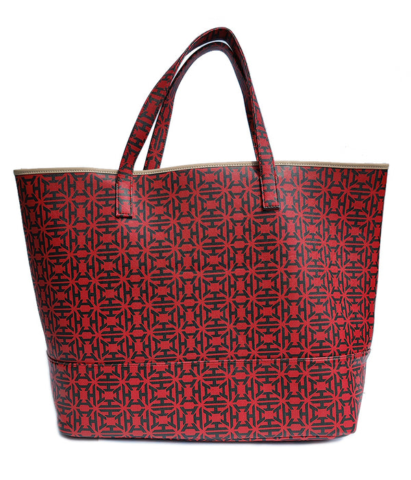 INDIA HICKS MADLY DEEPLY BAG IN HEITAGE RED