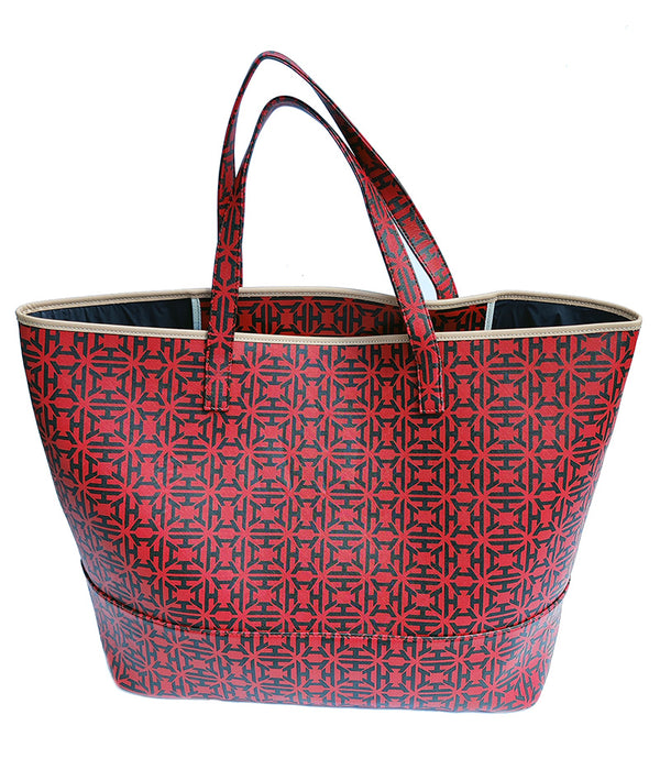 INDIA HICKS MADLY DEEPLY BAG IN HEITAGE RED