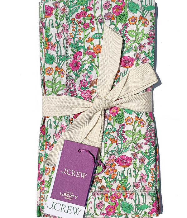 J. CREW NAPKINS IN LIBERTY FABRIC Set