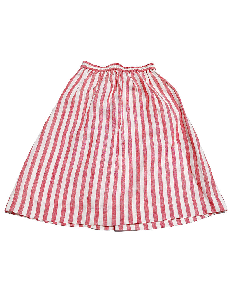 J. CREW LINEN STRIPED SKIRT Size 0