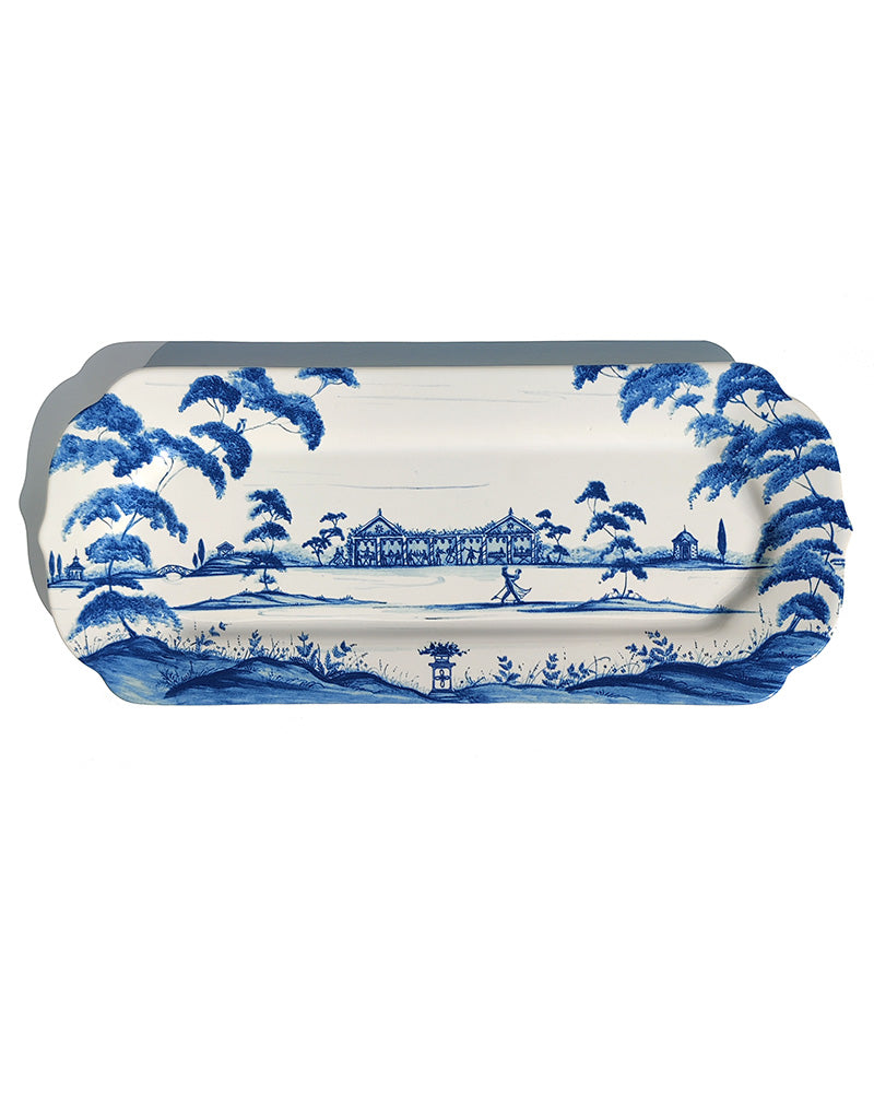 JULISKA COUNTRY ESTATE DELFT HOSTESS TRAY