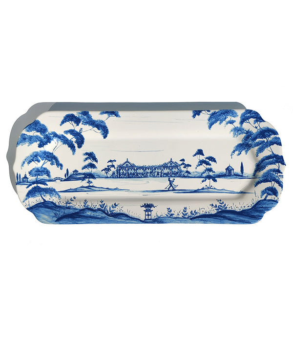 JULISKA COUNTRY ESTATE DELFT HOSTESS TRAY