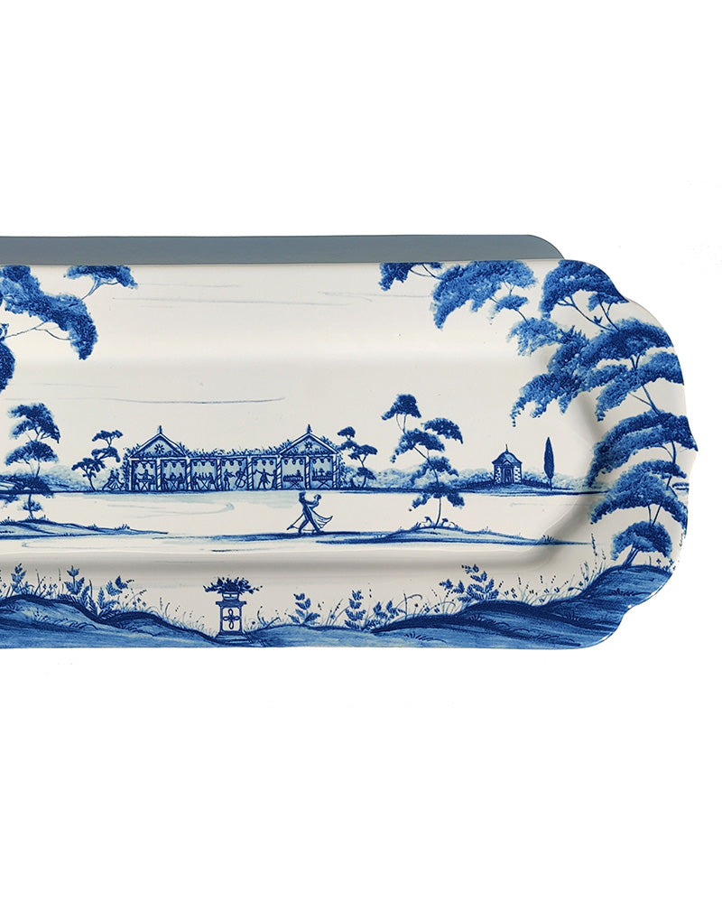 JULISKA COUNTRY ESTATE DELFT HOSTESS TRAY