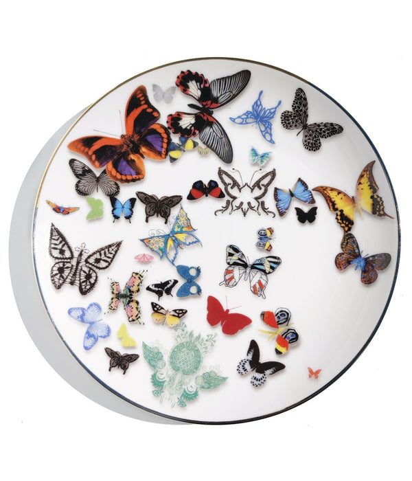 CHRISTIAN LACROIX BUTTERFLY PARADE DESSERT PLATE