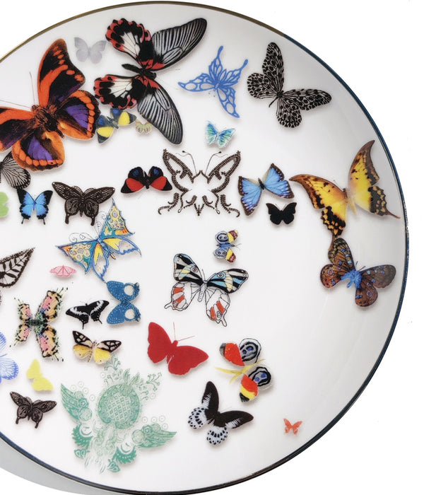 CHRISTIAN LACROIX BUTTERFLY PARADE DESSERT PLATE