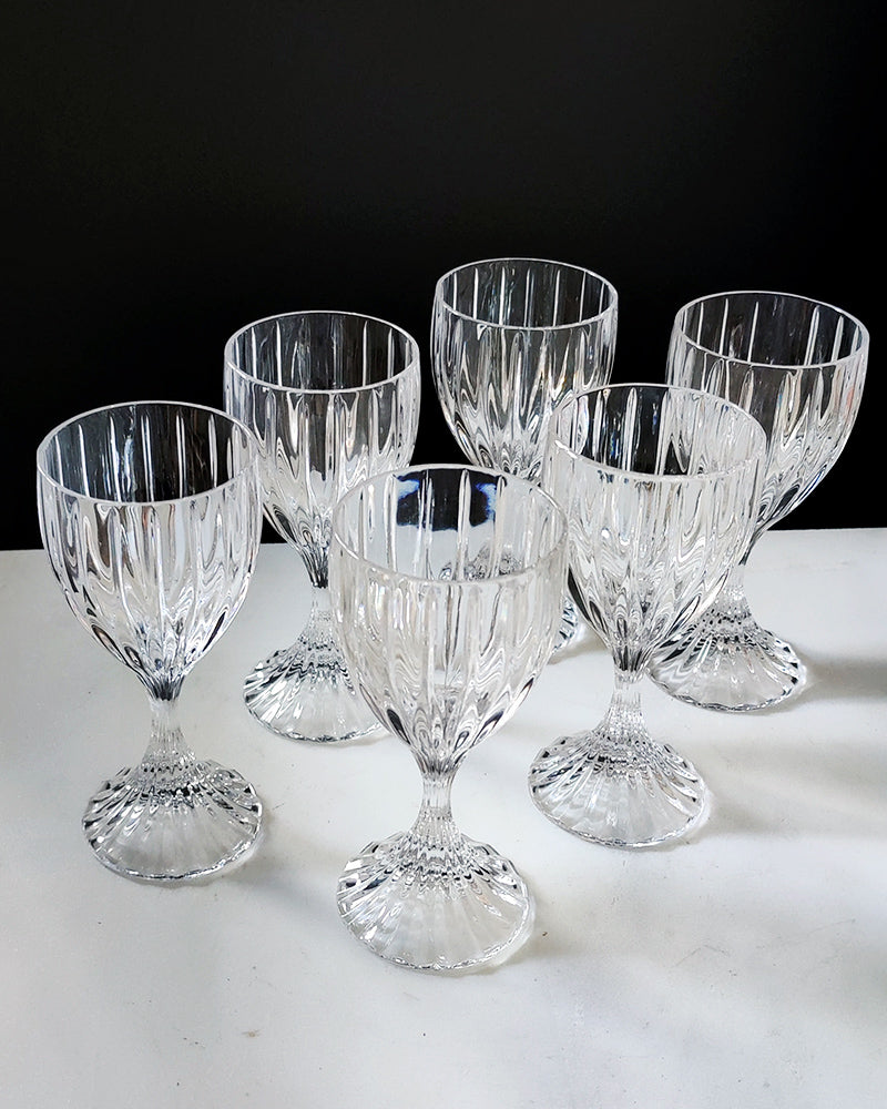 MIKASA PARK LANE WINE GLASSES Set of 6