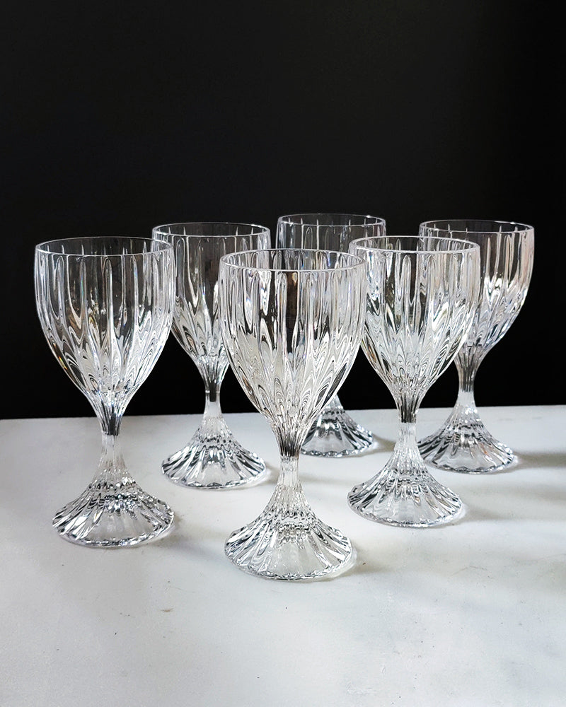 MIKASA PARK LANE WINE GLASSES Set of 6