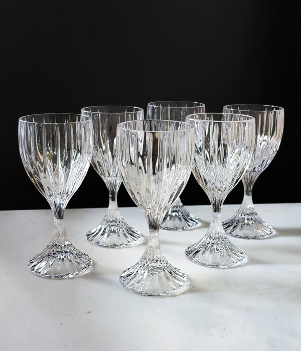 MIKASA PARK LANE WINE GLASSES Set of 6