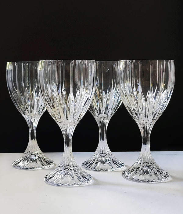 MIKASA PARK LANE WINE GLASSES Set of 4