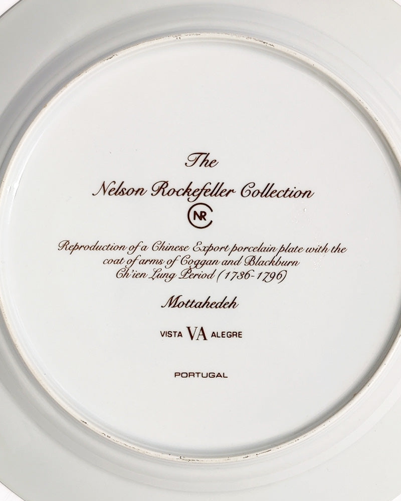 MOTTAHEDEH NELSON ROCKEFELLER PLATE