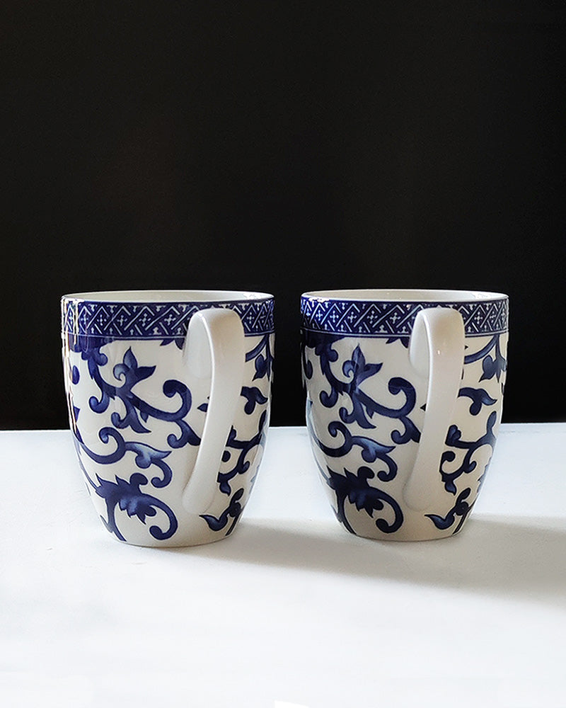 RALPH LAUREN MANDARIN MUGS, Pair.