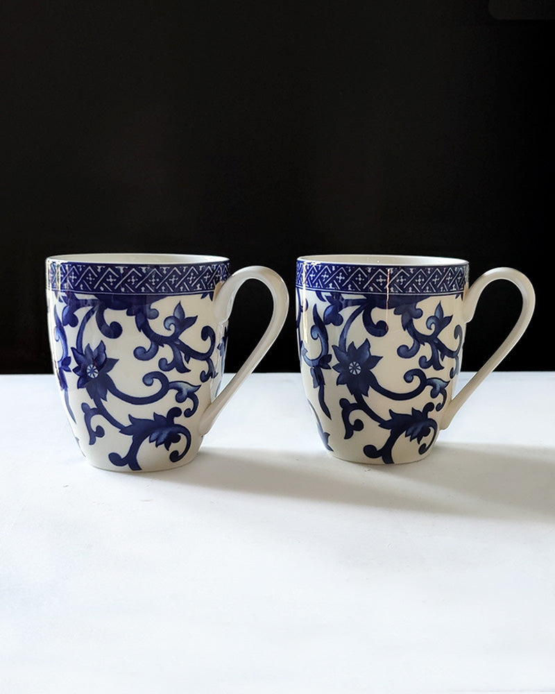 RALPH LAUREN MANDARIN MUGS, Pair.