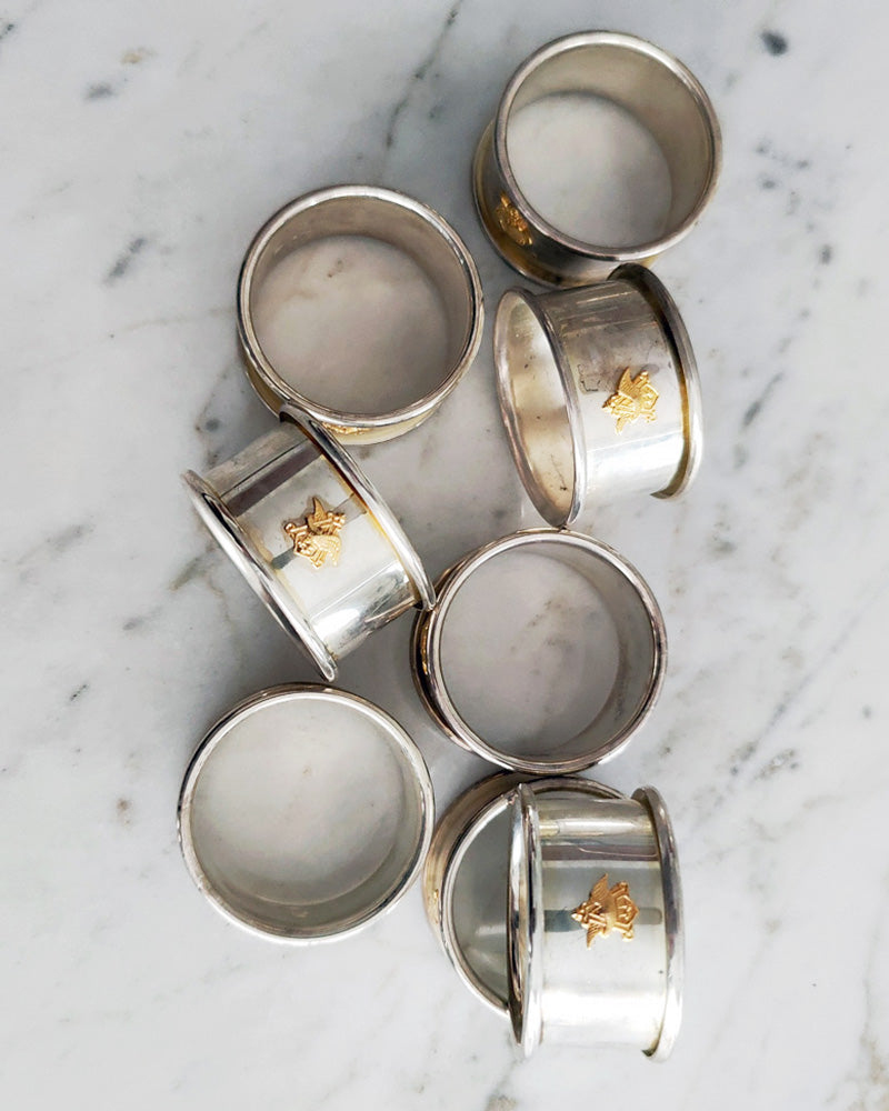 NAPKIN RINGS, SET OF 8